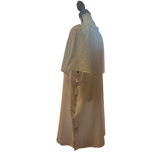 Old Navy Ruffle Neck Maternity Dress XXL cotton summer dress. NWT spring easter - Picture 5 of 5